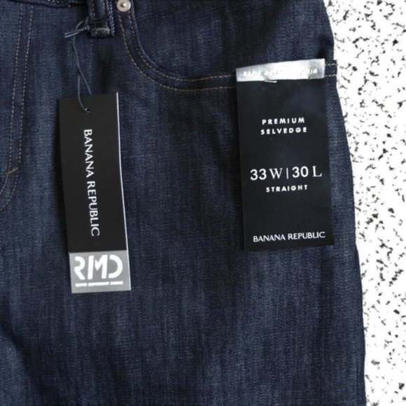 Banana Republic Straight RMD Selvedge Jeans 29/30 - Picture 3 of 5